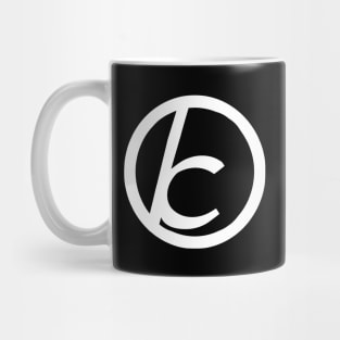 Jewish Anarchist Symbol (Cursive, White) Mug